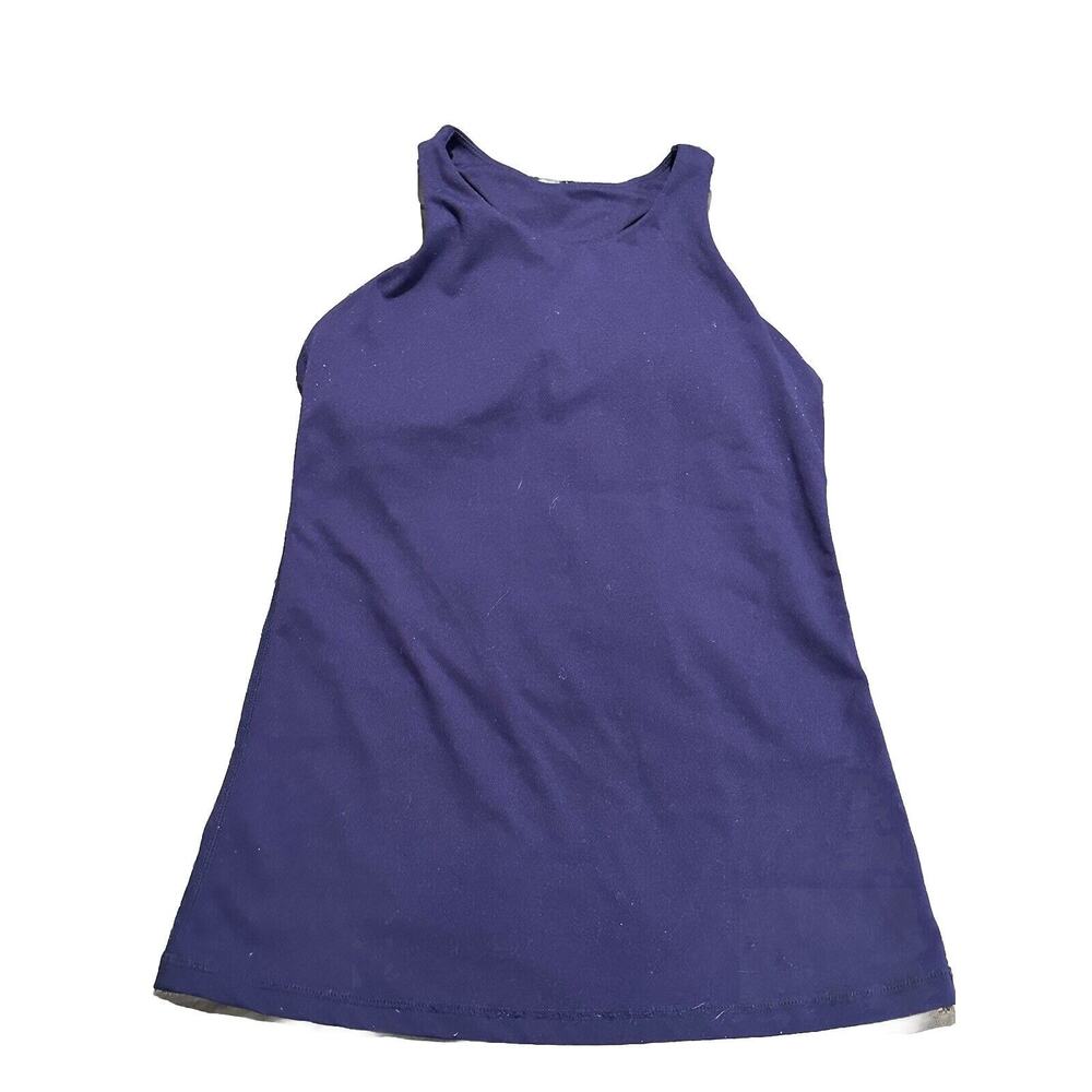 Lululemon Racerback Light Padsing Tank Top Purple Size Small Cut Out Back